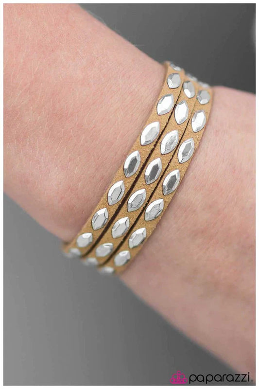 Paparazzi Bracelet ~ Highly Explosive - Brown