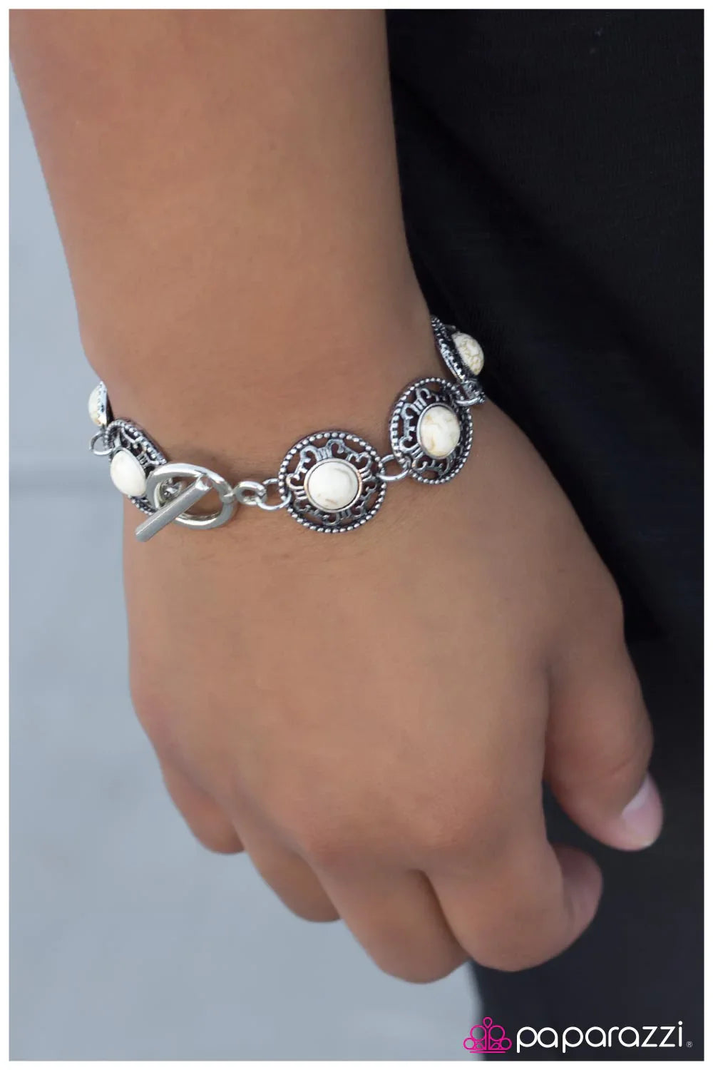 Paparazzi Bracelet ~ Always In Fashion - White