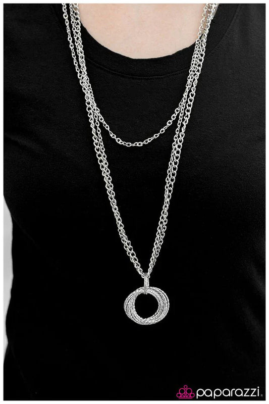 Paparazzi Necklace ~ Hallelujah - Silver