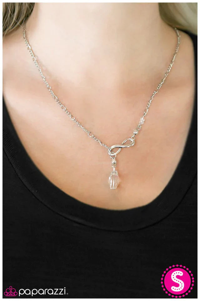 Paparazzi Necklace ~ If Tomorrow Never Comes - White