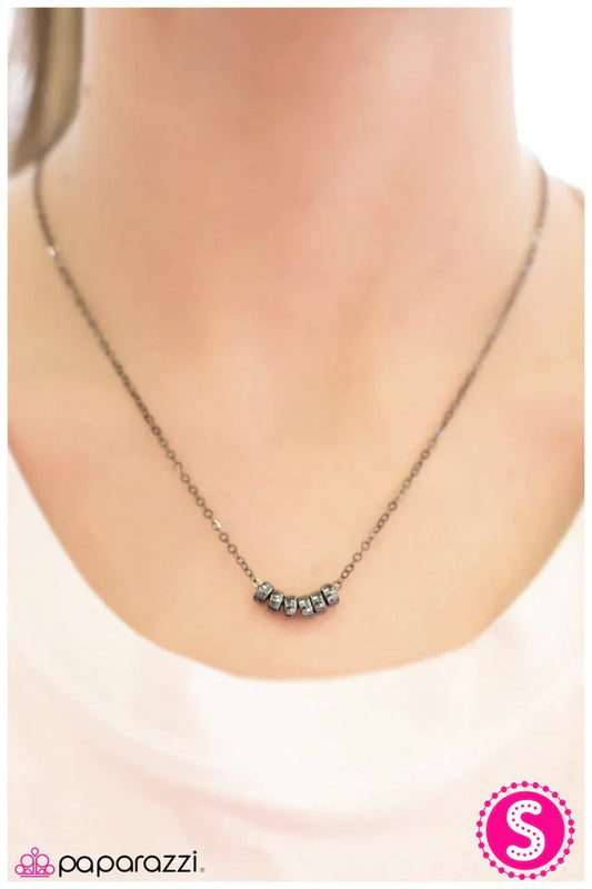 Paparazzi Necklace ~ Practical Magic - Black