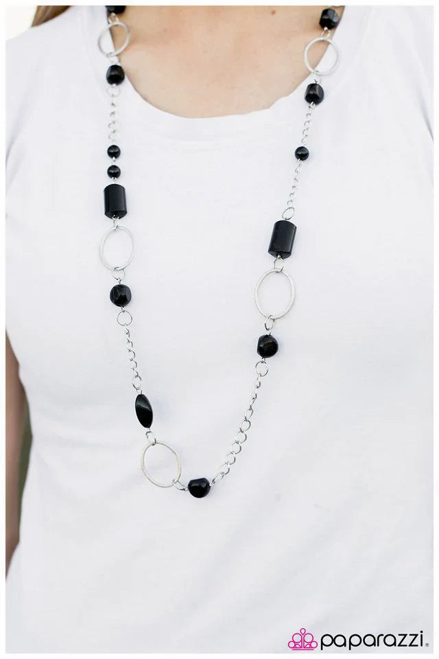 Paparazzi Necklace ~ In Neutral - Black
