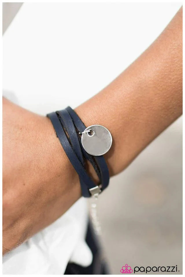 Paparazzi Bracelet ~ Getting Back To Your Roots - Blue