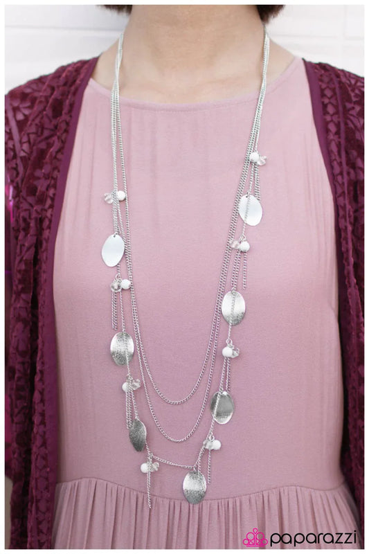 Paparazzi Necklace ~ The Little Mermaid - White