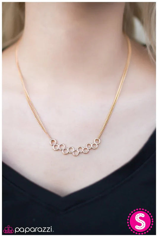 Paparazzi Necklace ~ The Perfectionist - Gold