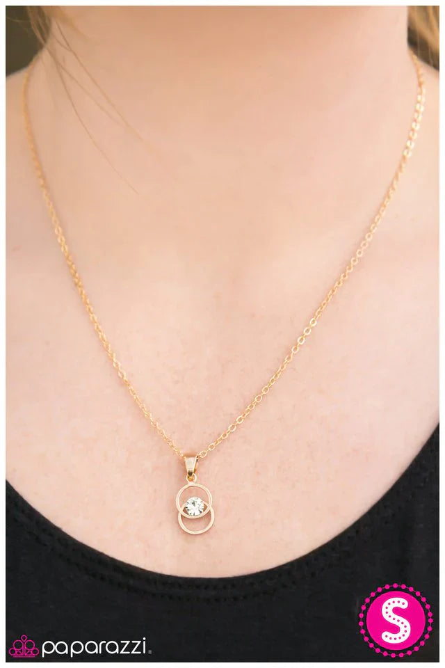 Paparazzi Necklace ~ Shes A Lady - Gold