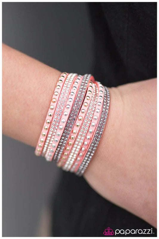 Paparazzi Bracelet ~ Hit Me With Your Best Shot - Pink