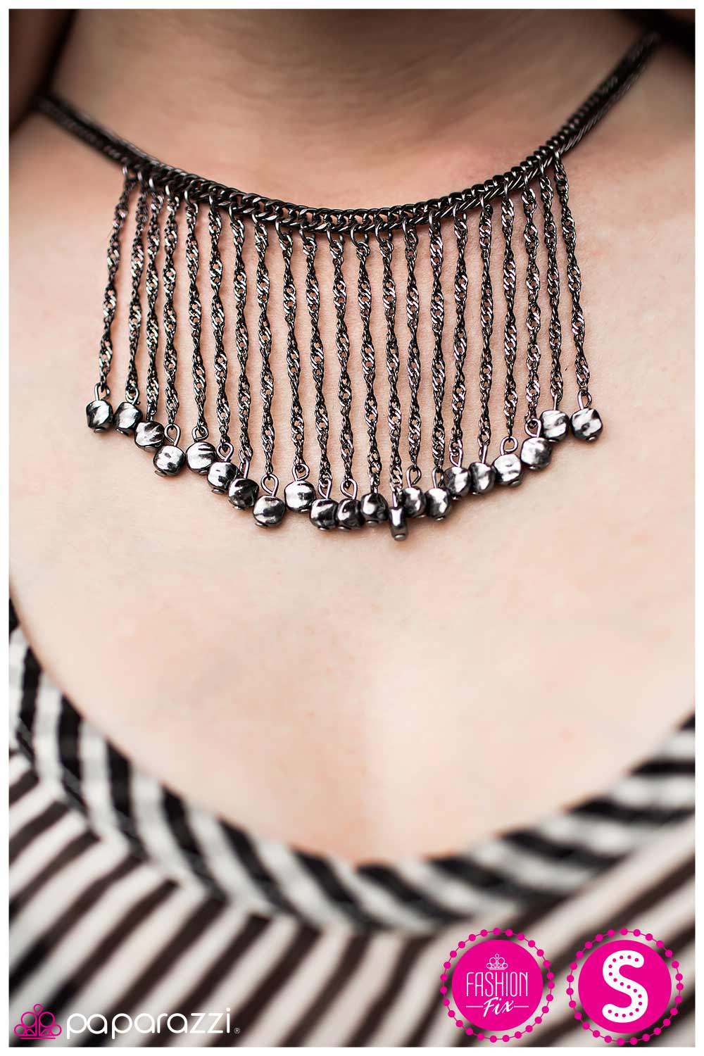 Paparazzi Necklace ~ Hey, Jealousy  - Black