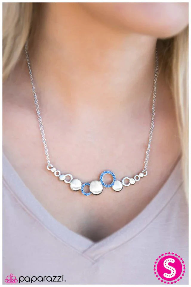 Paparazzi Necklace ~ Honorable Mention - Blue