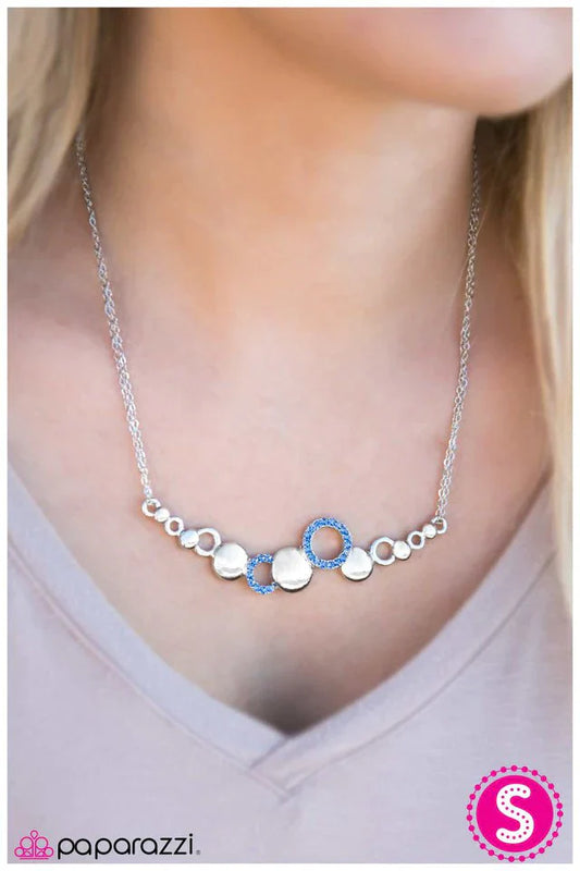 Paparazzi Necklace ~ Honorable Mention - Blue