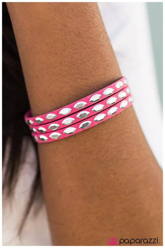 Paparazzi Bracelet ~ Highly Explosive - Pink