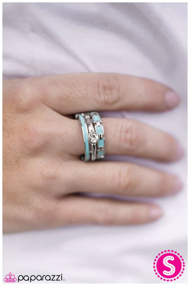 Paparazzi Ring ~ Stairway To Heaven - Blue
