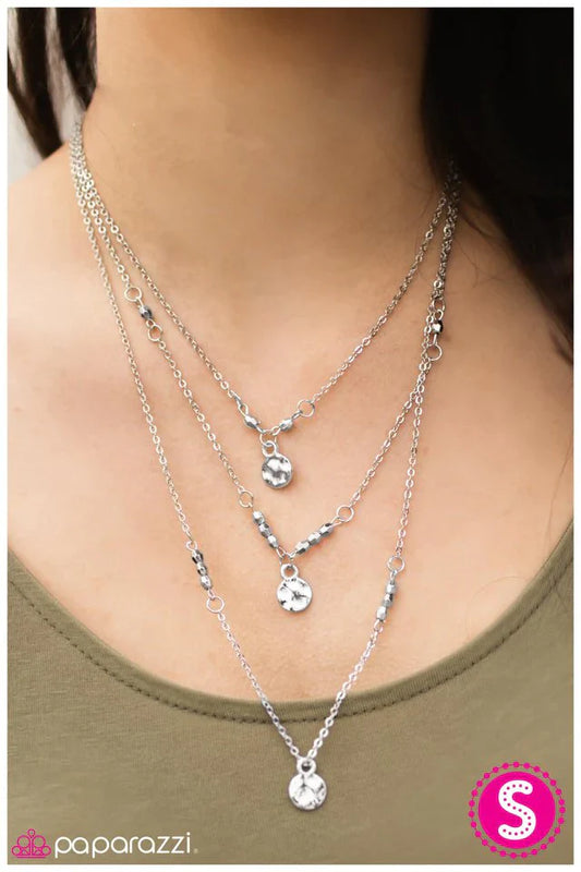 Paparazzi Necklace ~ Every Little Thing She Does Is Magic - Silver