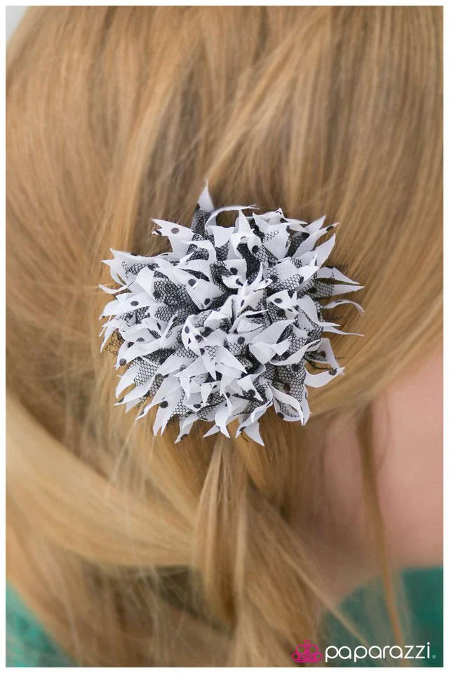 Paparazzi Hair Accessories ~ Overboard - White