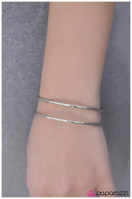 Paparazzi Bracelet ~ A Rare Treasure - Silver