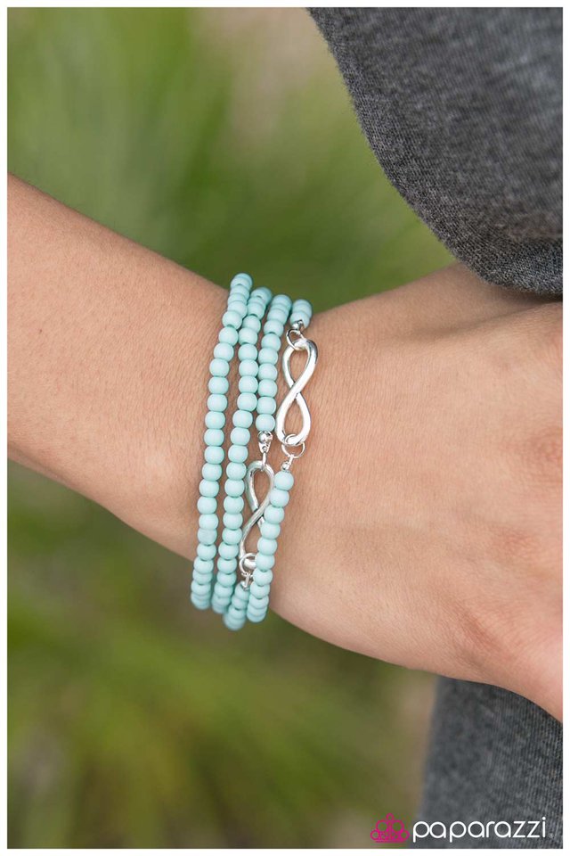 Paparazzi Bracelet ~ One Day At A Time - Blue