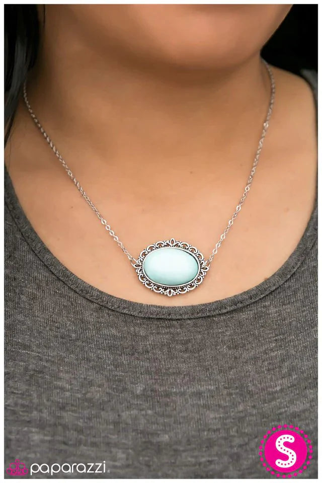 Paparazzi Necklace ~ Veni, Vidi, Vici - Blue