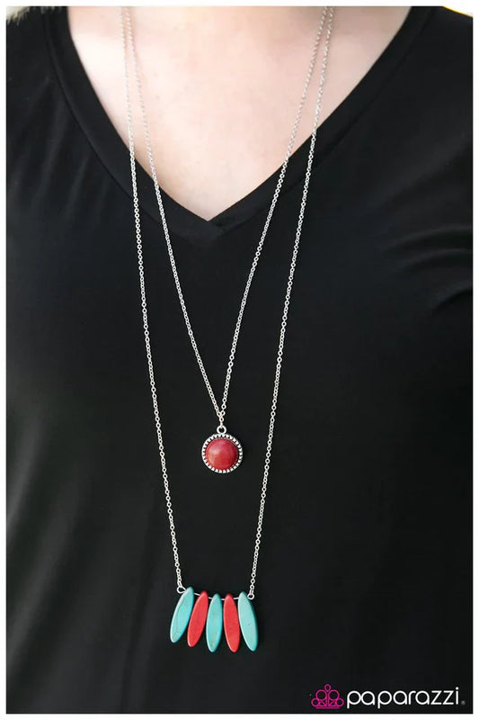 Paparazzi Necklace ~ Meet The Flintstones - Multi