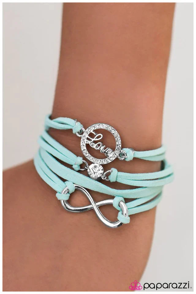 Paparazzi Bracelet ~ I Will Always Love You - Blue