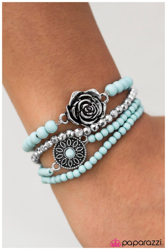 Paparazzi Bracelet ~ New Beginnings - Blue
