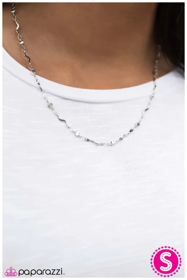 Paparazzi Necklace ~ We Built This City - Silver