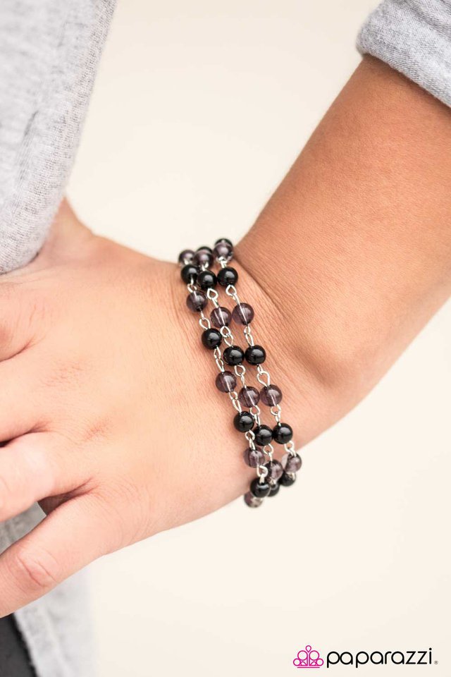 Paparazzi Bracelet ~ Colorful Adventures - Black
