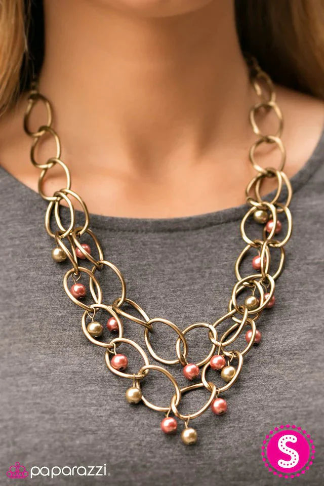 Paparazzi Necklace ~ Season Premiere - Orange