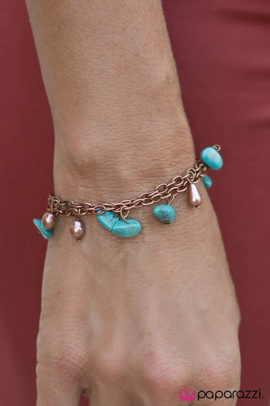 Paparazzi Bracelet ~ CANYON Do The Can-Can? - Blue
