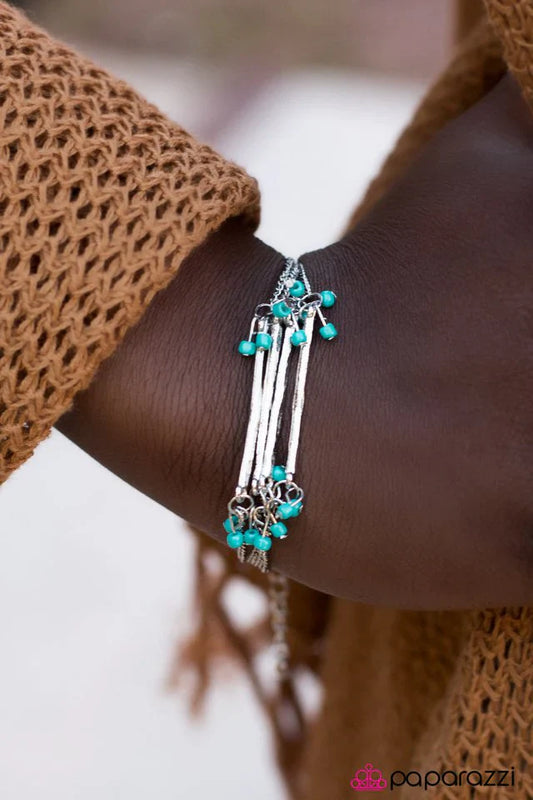 Paparazzi Bracelet ~ Attagirl! - Blue