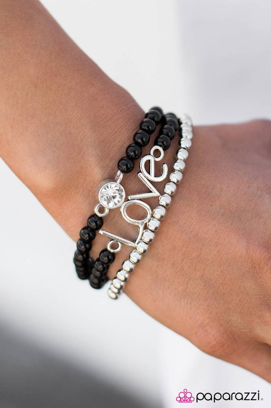 Paparazzi Bracelet ~ All Is Fair... - Black