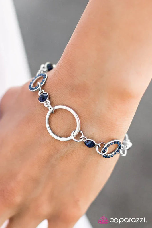 Paparazzi Bracelet ~ Live. Love. Sparkle. - Blue