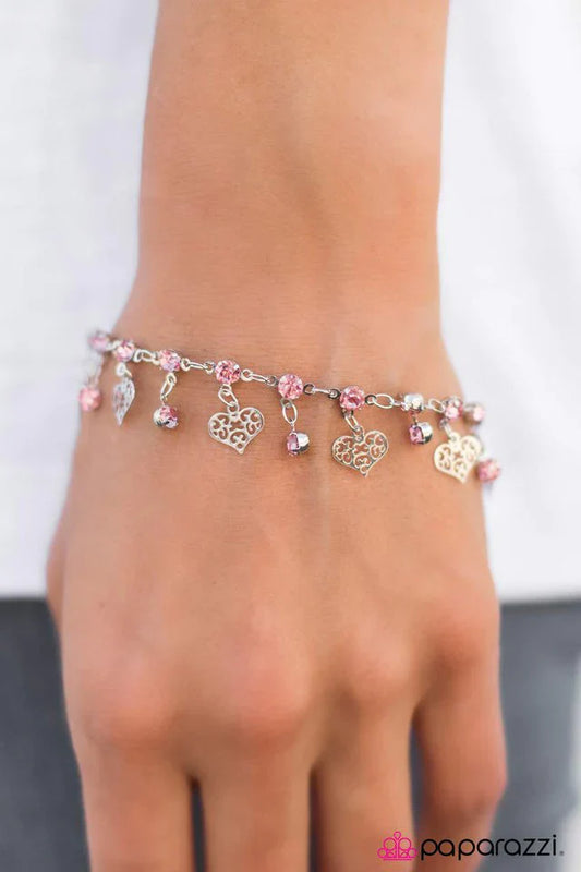 Paparazzi Bracelet ~ If My Heart Had Windows - Pink