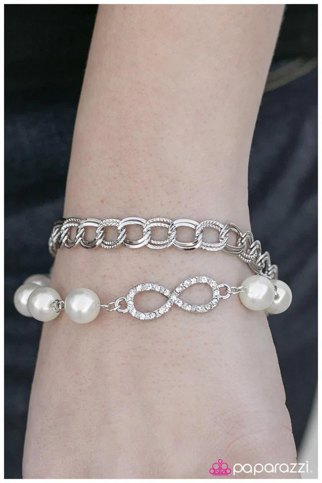 Paparazzi Bracelet ~ You Win Some, You Lose Some - White