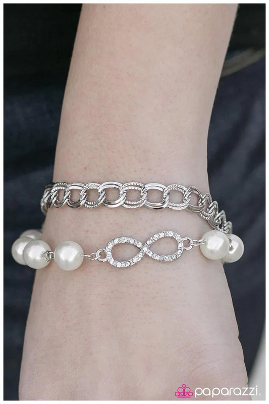 Paparazzi Bracelet ~ You Win Some, You Lose Some - White