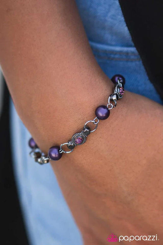 Paparazzi Bracelet ~ Walk of Fame - Purple