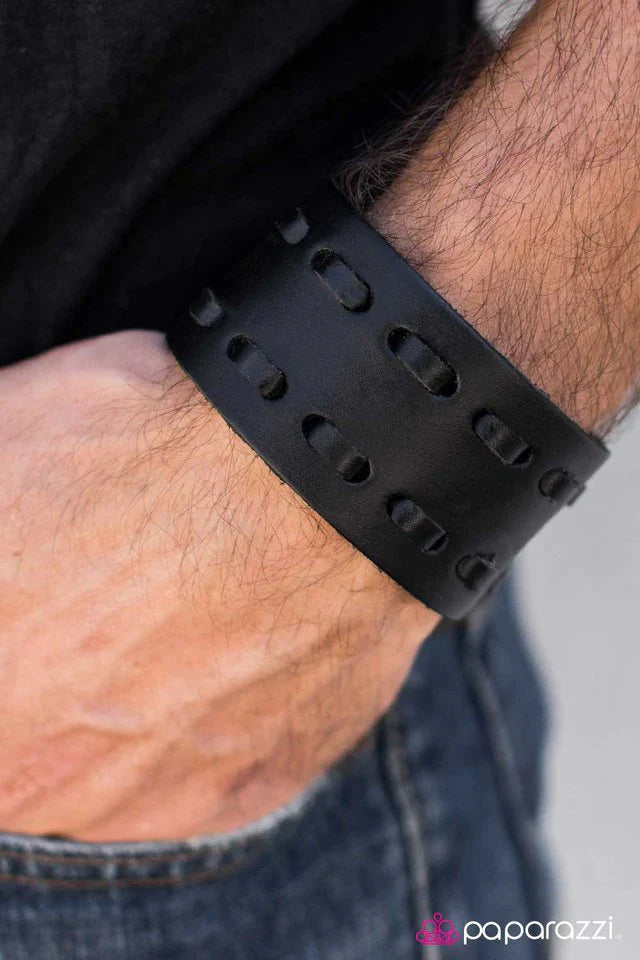 Paparazzi Bracelet ~ Check The Scoreboard - Black