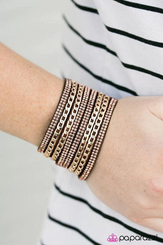 Paparazzi Bracelet ~ A Big Deal - Brown