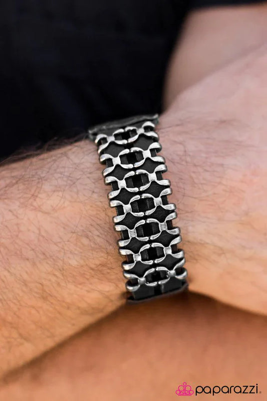 Paparazzi Bracelet ~ Wild Buck - Black