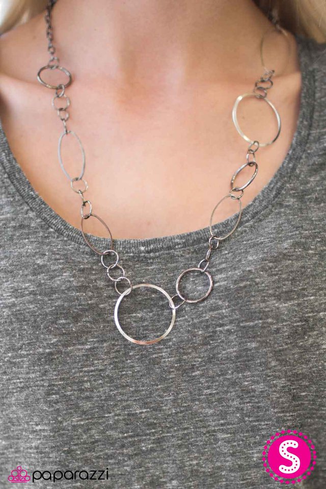 Paparazzi Necklace ~ Jump Around - Black