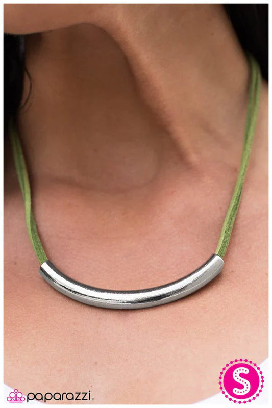 Paparazzi Necklace ~ Pacific Crest Trail - Green