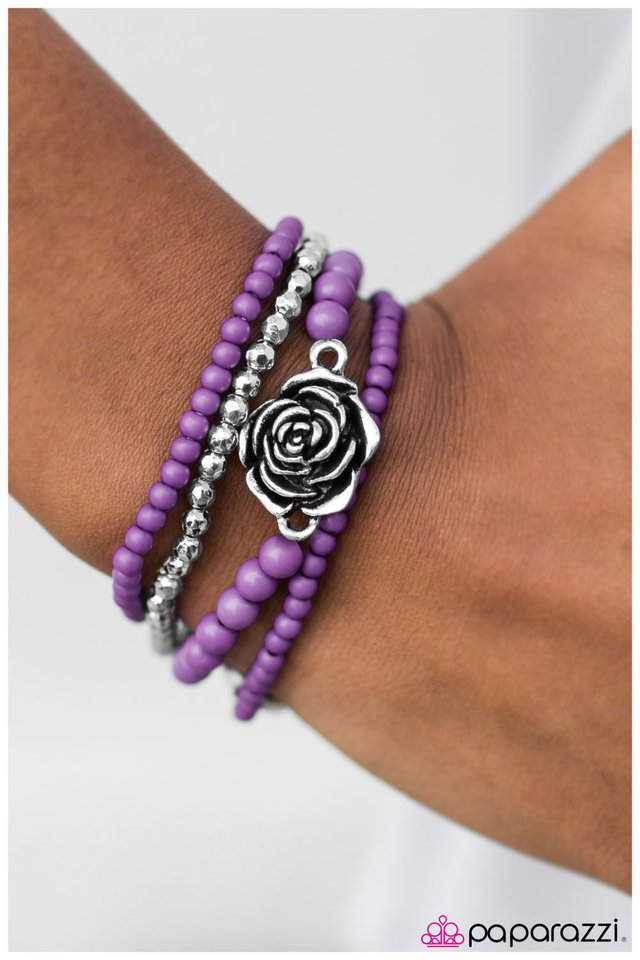 Paparazzi Bracelet ~ New Beginnings - Purple