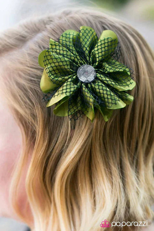 Paparazzi Hair Accessories ~ Tea Time - Green