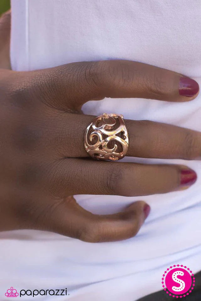 Paparazzi Ring ~ Bel Air - Gold