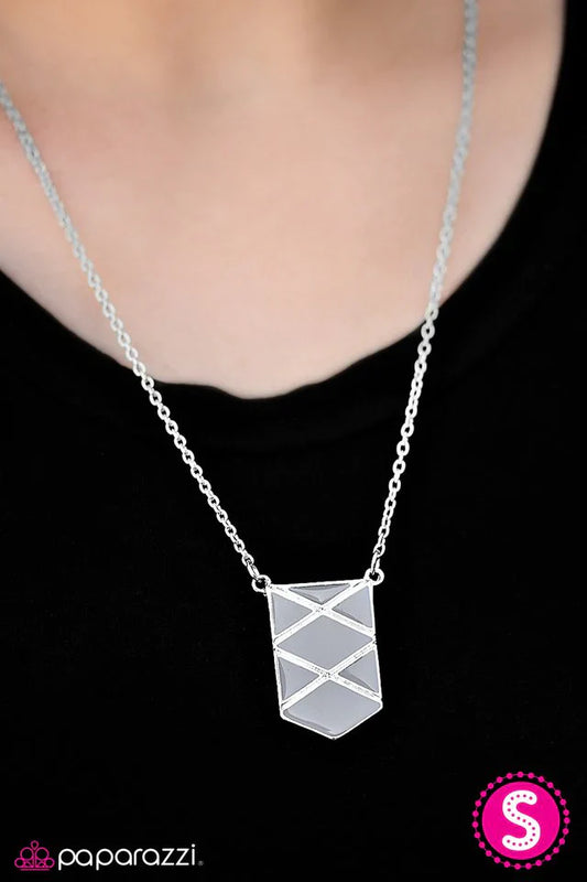 Paparazzi Necklace ~ Champions League - Silver