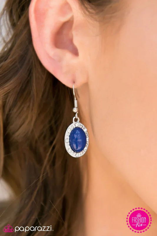 Paparazzi Earring ~ BEAD Confident! - Blue