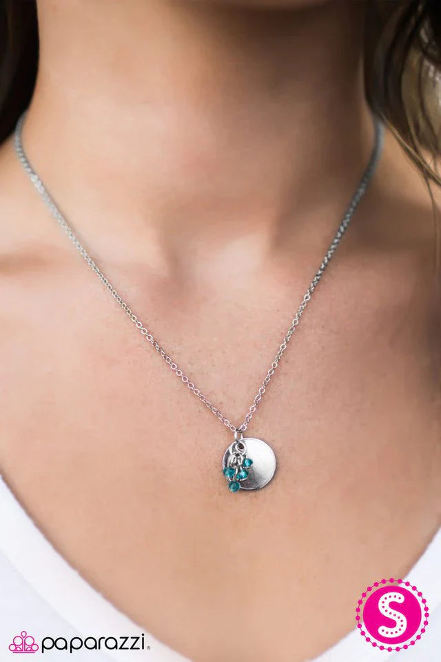 Paparazzi Necklace ~ Cool Under Pressure - Blue