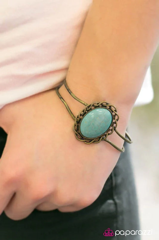 Paparazzi Bracelet ~ River Guide - Brass