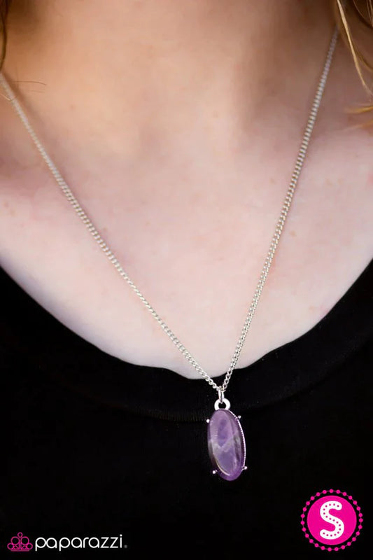 Paparazzi Necklace ~ Tiny and Tranquil - Purple