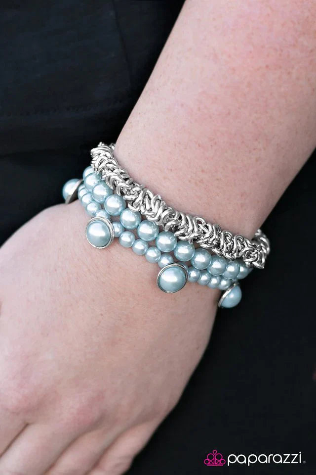Paparazzi Bracelet ~ Private Audition - Blue