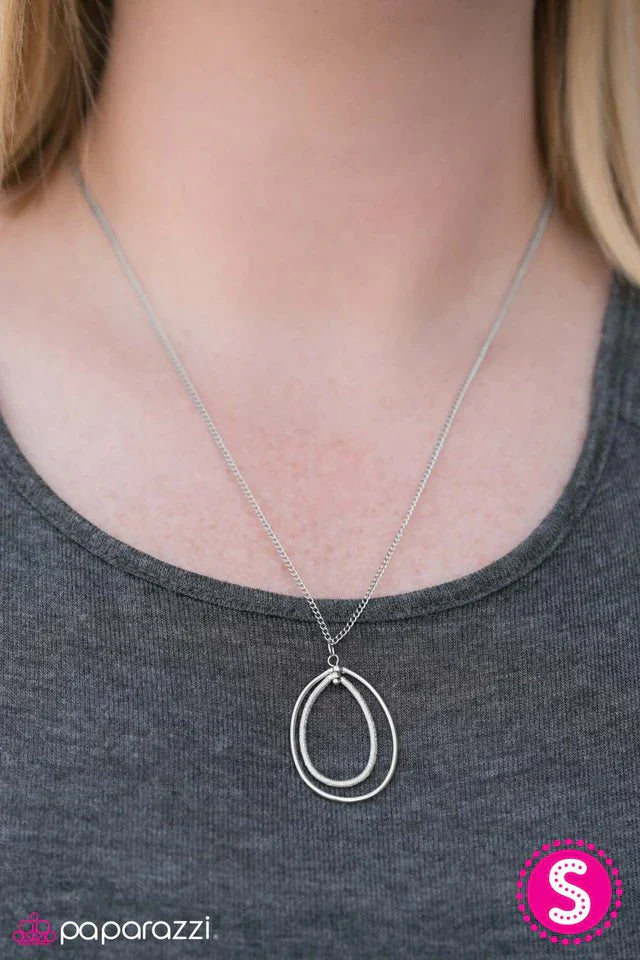 Paparazzi Necklace ~ Ole Glory - Silver